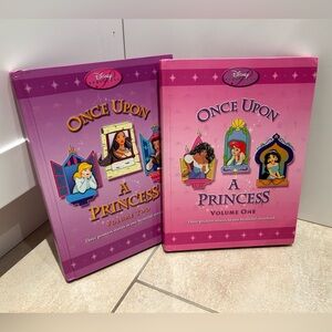 Disneys princess once upon a time hard cover story books